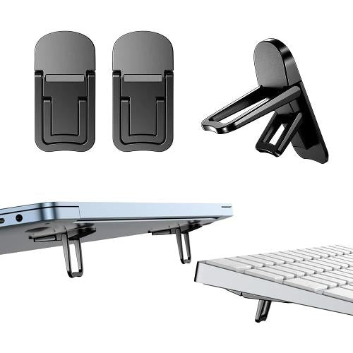 Foldable Laptop Stand, Adjustable Portable Computer Riser for Desk, Office & Travel
