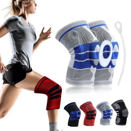 Knee Compression Sleeve, Supportive Knee Brace for Running, Workouts, Sports & Daily Comfort