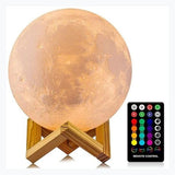 LED Moon Lamp – 3D Moon Night Light for Bedroom, Desk & Home Decor