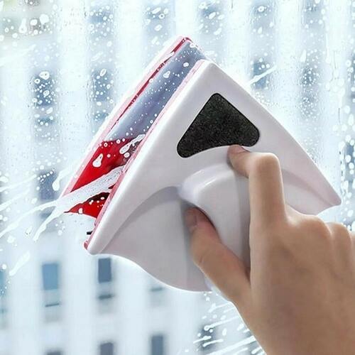 Magnetic Window Wiper, Double-Sided Glass Cleaner for Windows, Doors & Hard-to-Reach Glass