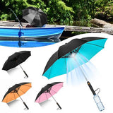 Portable Umbrella with Fan & Misting, Cooling Sun Umbrella for Outdoor Travel & Summer Use