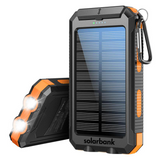 Solar Power Bank, Portable Rechargeable Battery Charger for Camping, Travel & Emergencies